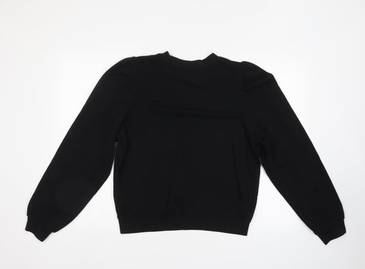 Divided Womens Black Pullover Sweatshirt Size M