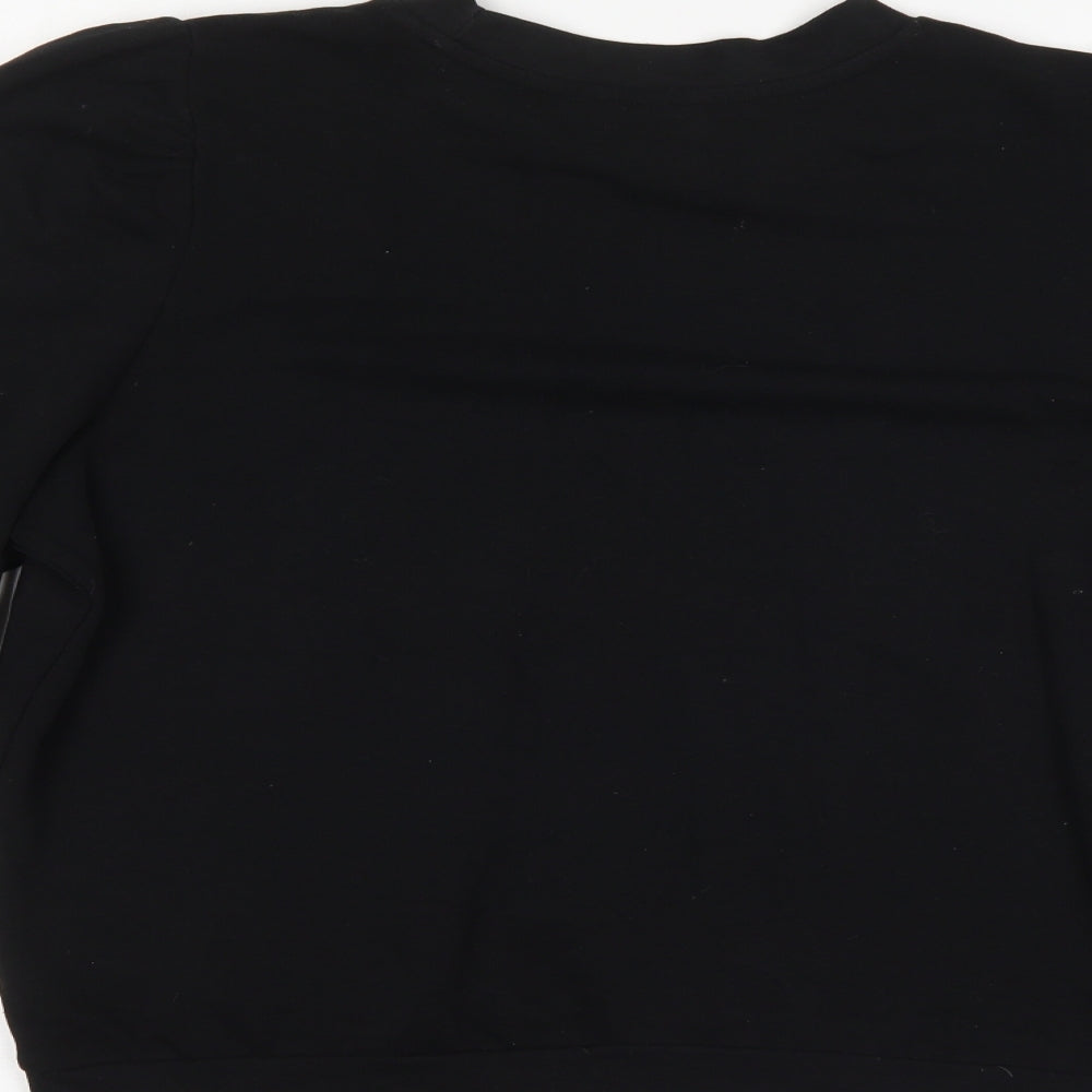 Divided Womens Black Pullover Sweatshirt Size M