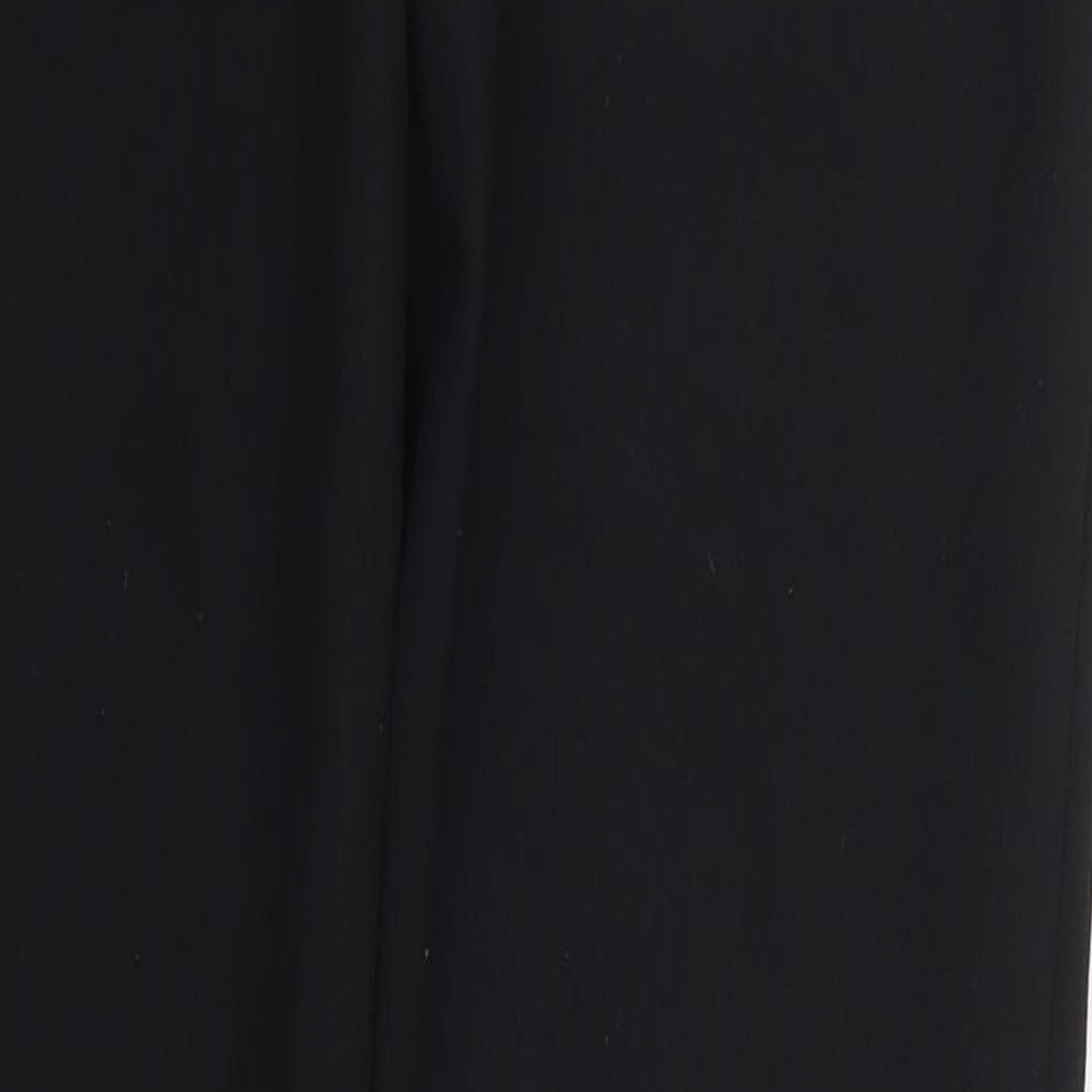 Womens UK Size 6 Atmosphere Regular Fit Black Trousers