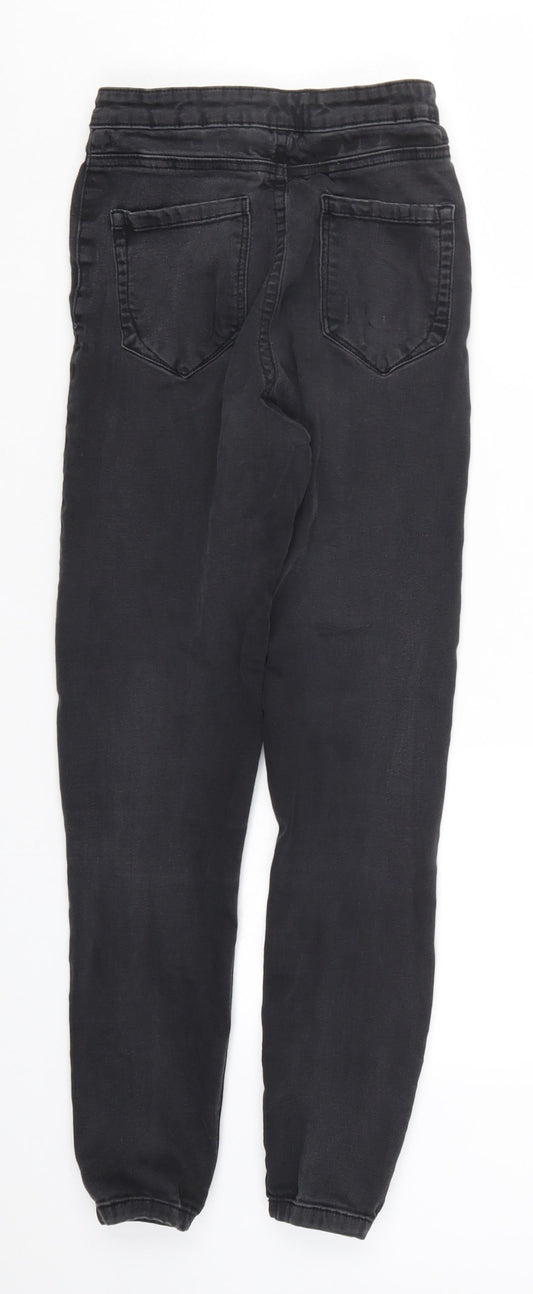 Denim Co Womens Grey Denim Skinny Jeans Size 8 L25 in