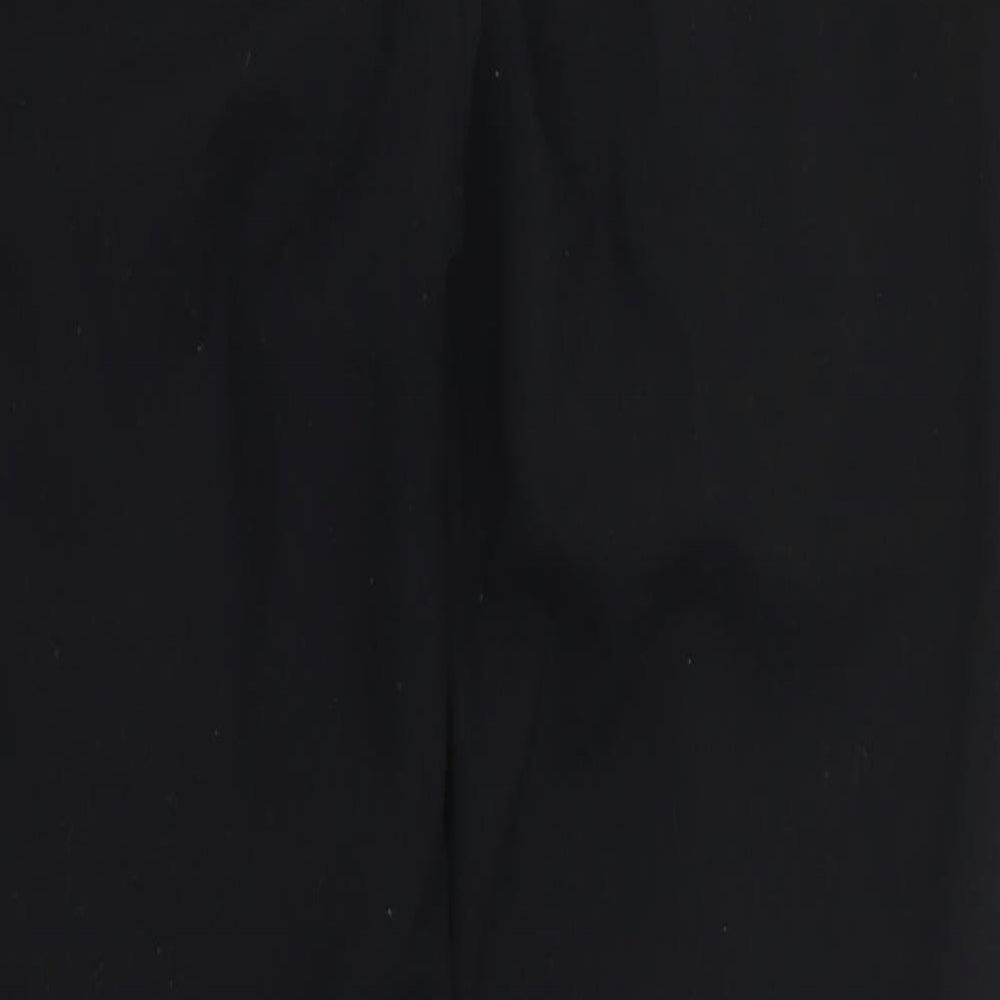 Womens UK Size 14 Marks and Spencer Regular Fit Black Trousers