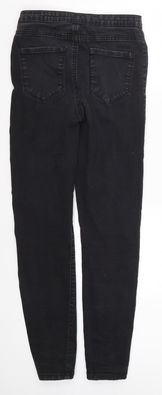 Denim Co Womens Black Denim Skinny Jeans Size 10 L28 in