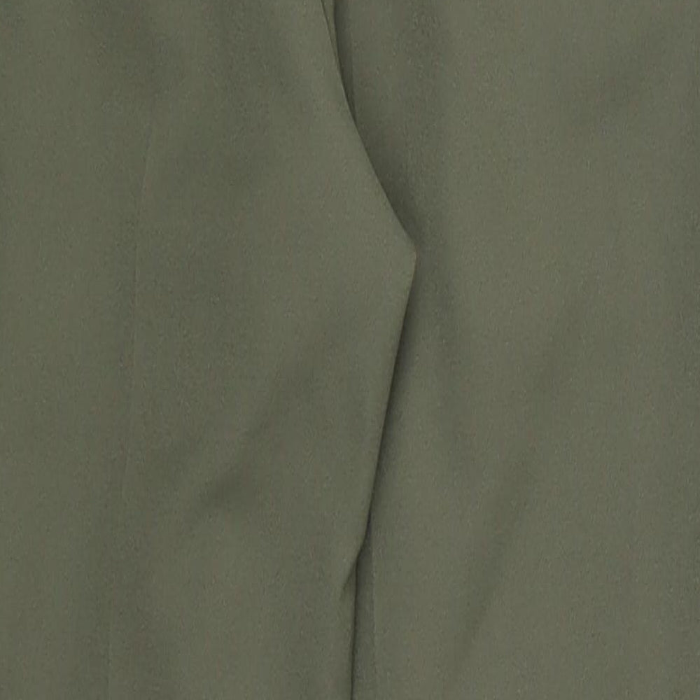 Womens UK Size 6 New Look Regular Fit Green Trousers