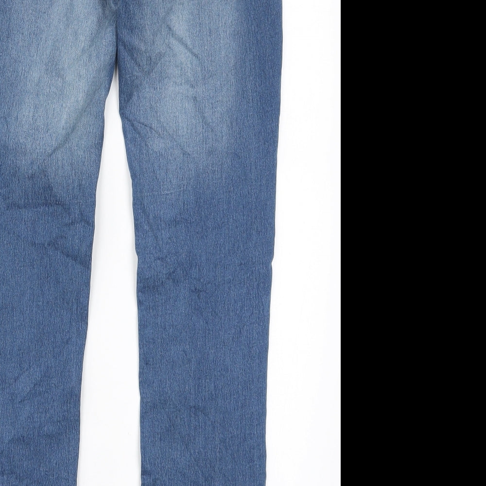 ESMARA Womens Blue Denim Skinny Jeans Size 10 L28 in