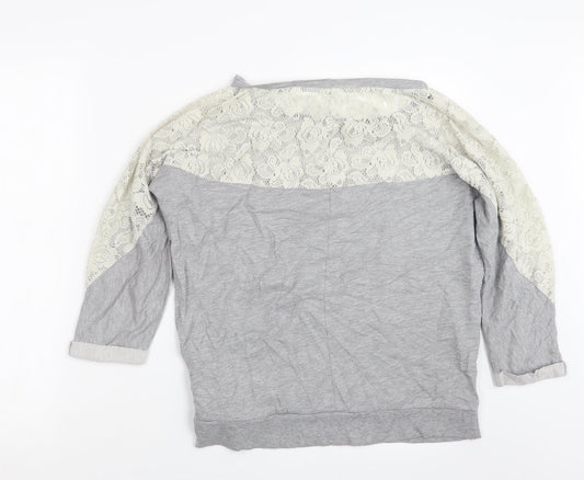 Womens UK Size 16 Atmosphere Grey Pullover Jumper