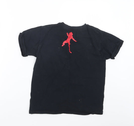 Authentic Boys Black Basic T-Shirt Size S