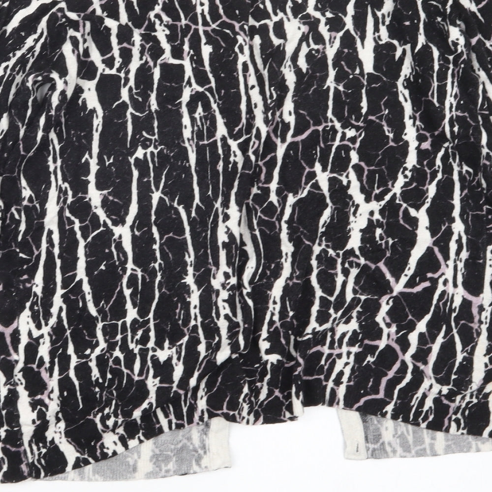 Womens UK Size 10 Marks and Spencer Black Cape Jumper