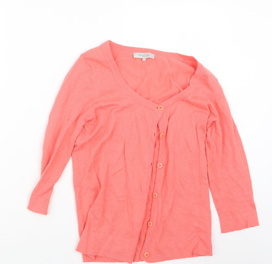 Womens UK Size XS Great plains Pink Cardigan Jumper