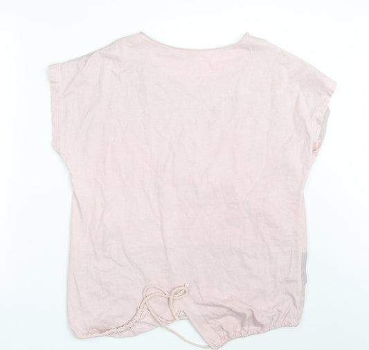 Womens UK Size One Size New Collection Pink Basic T-Shirt