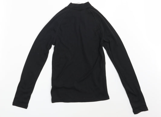 Wed'ze Girls Black Pullover Sweatshirt Size 12 Years