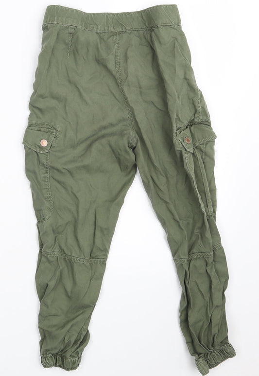 NEXT Boys Green Cargo Trousers Size 9 Months