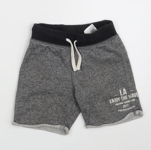 H&M Girls Grey Sweat Shorts Size 3-4 Years