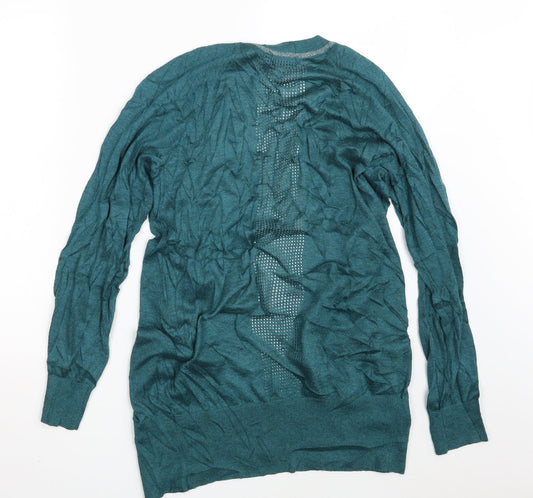 Womens UK Size 12 Miss Selfridge Green Cardigan Jumper