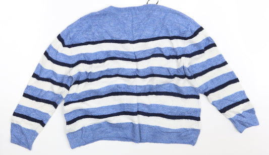 Womens UK Size M H&M Blue Pullover Jumper