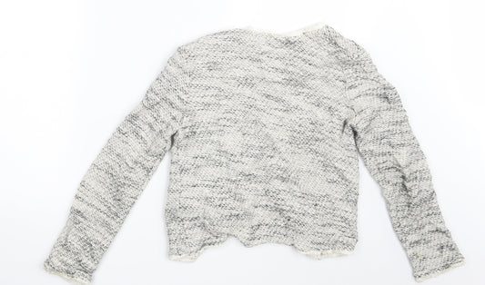 Zara Girls Beige Cardigan Jumper Size 13-14 Years