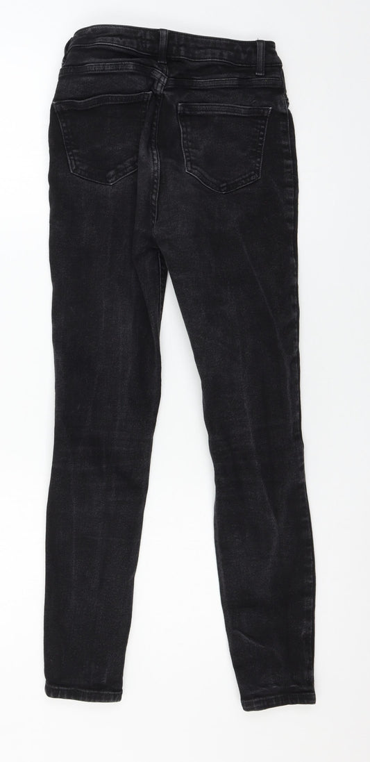 New Look Womens Black Denim Skinny Jeans Size 8 L26 in