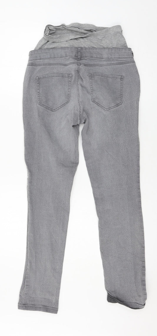 C&A Womens Grey  Denim Skinny Jeans Size 8 L27 in
