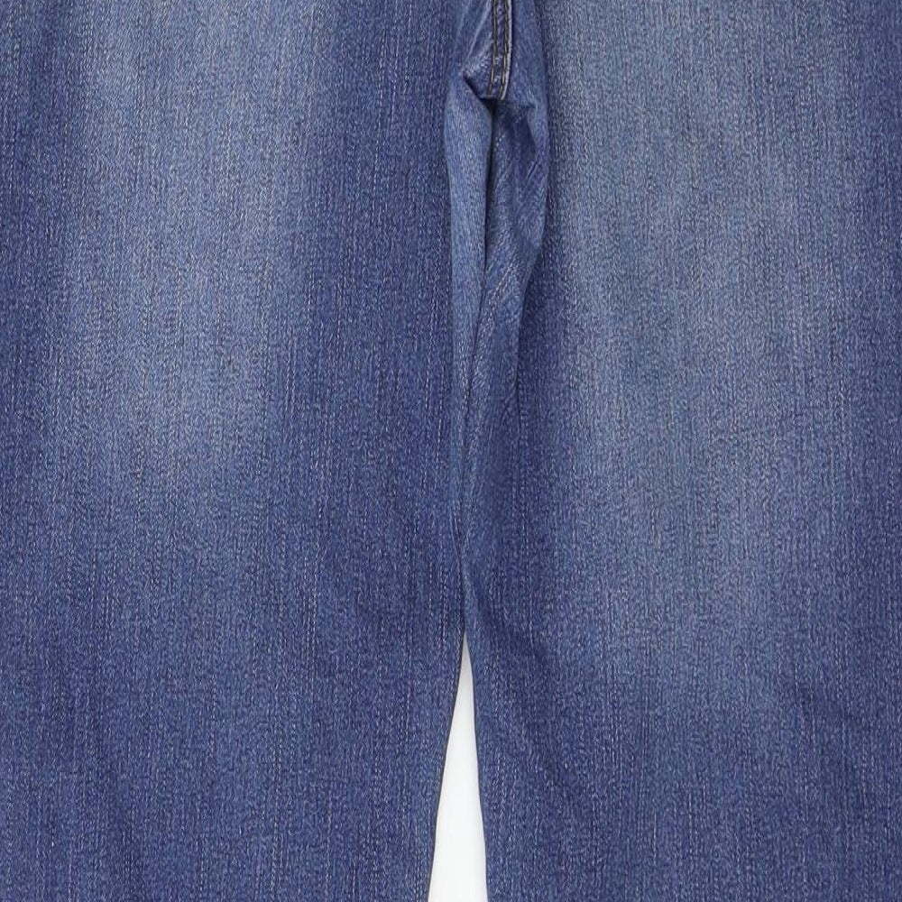 Denim & Co. Womens Blue Denim Skinny Jeans Size 8 L26 in