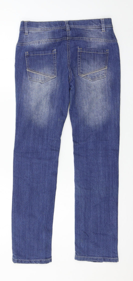 REAL DENIM Girls Blue Denim Skinny Jeans Size 12 Years