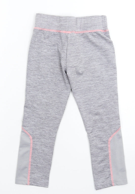 TU Girls Grey Jegging Trousers Size 8 Years - Legging