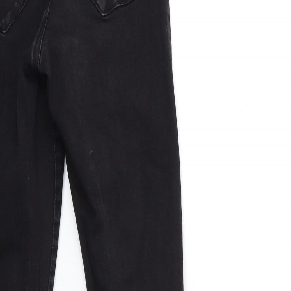 Denim & Co. Womens Black Denim Skinny Jeans Size 8 L29 in