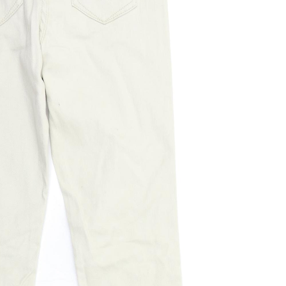 NEXT Womens Beige Denim Skinny Jeans Size 8 L28 in