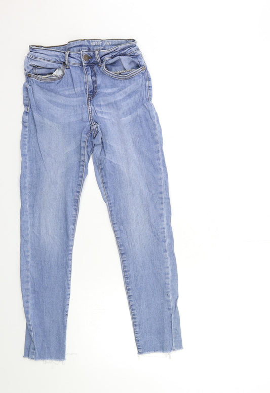 Noisy May Womens Blue Denim Skinny Jeans Size 28 in L27 in