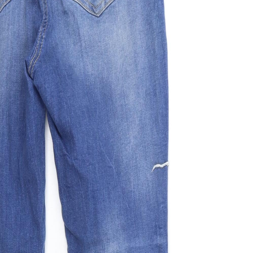 PARISIAN SIGNATURE Womens Blue Denim Skinny Jeans Size 12 L30 in
