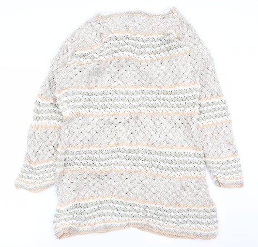 Genesis Womens Multicoloured Striped Pullover Jumper Size M