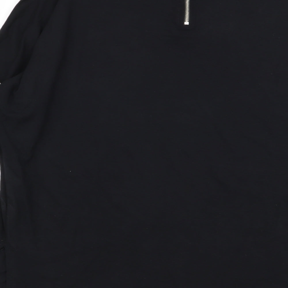 Womens UK Size 12 Select Black Basic T-Shirt