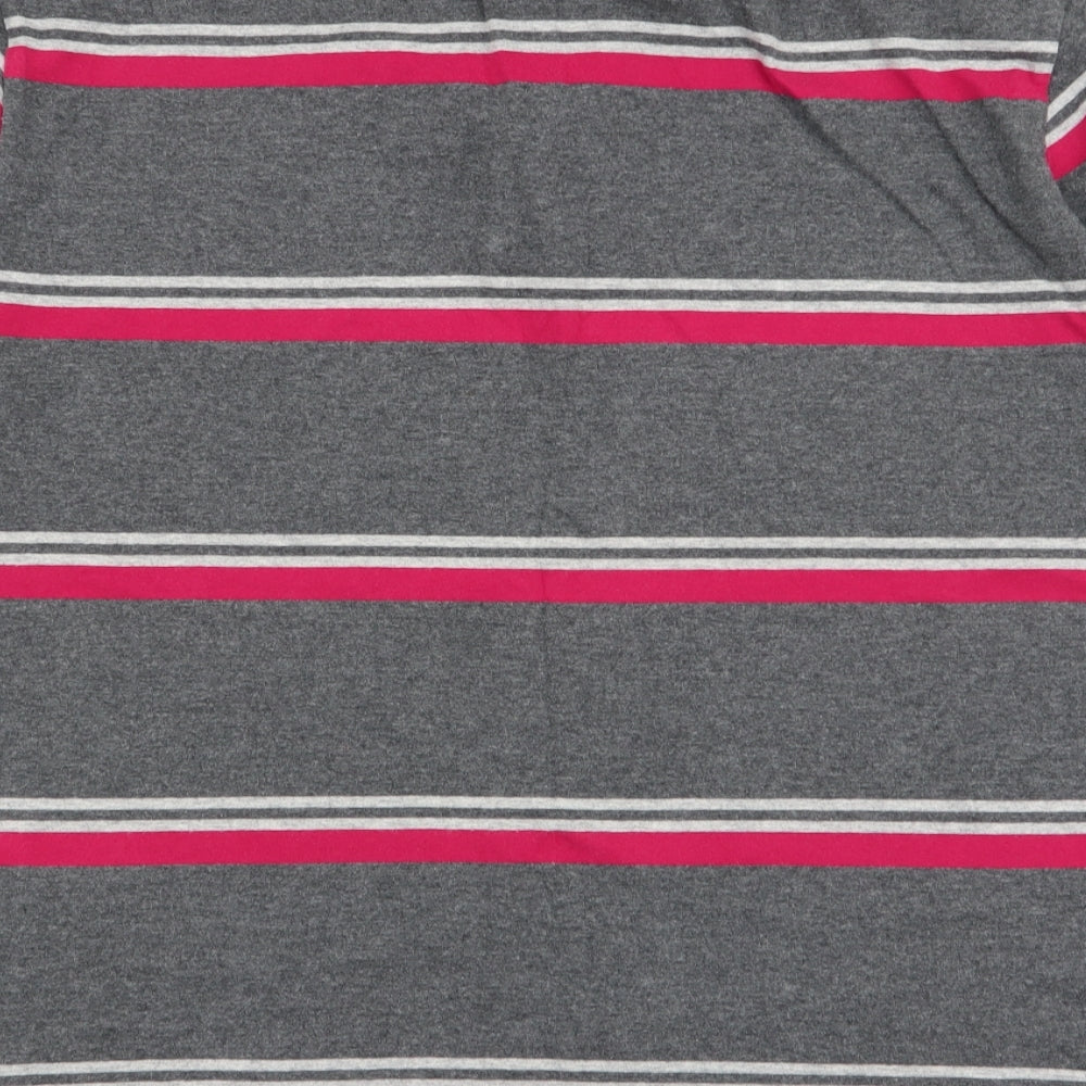 als Mens Multicoloured Striped Polo Size M