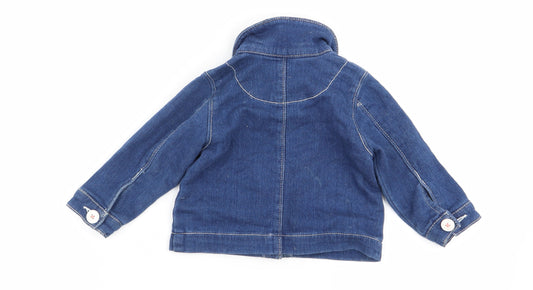 Nutmeg Girls Blue Jacket Size 9-12 Months