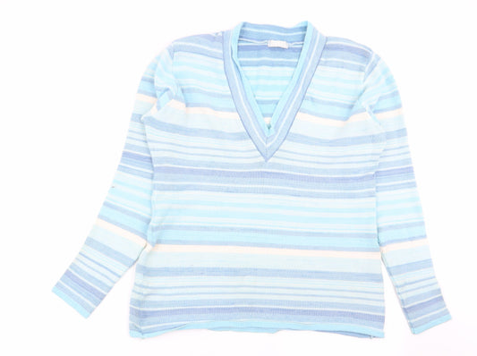 Womens UK Size 16 Yours Multicoloured Pullover Jumper