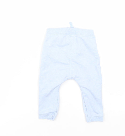 Nutmeg Girls Blue Sweatpants Trousers Size 6-9 Months