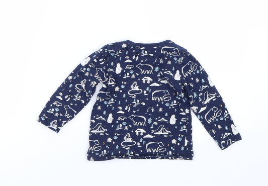 George Girls Blue Cami Pyjama Top Size 9-12 Months