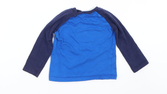 F&F Boys Blue Capri Pyjama Top Size 9-12 Months