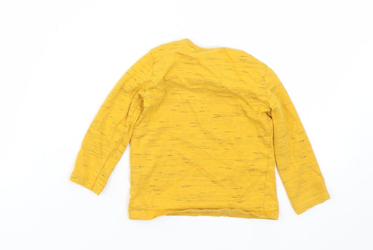 F&F Girls Yellow Basic T-Shirt Size 9-12 Months