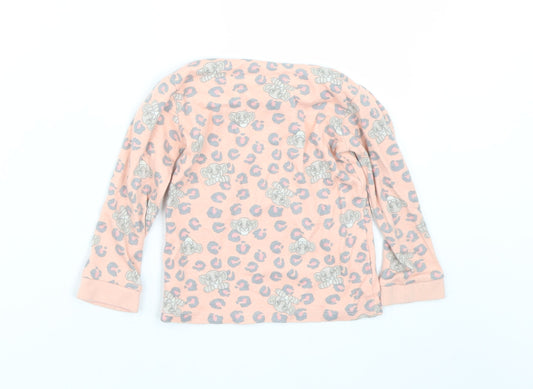 George Girls Pink Animal Print Cami Pyjama Top Size 18-24 Months - Lion king