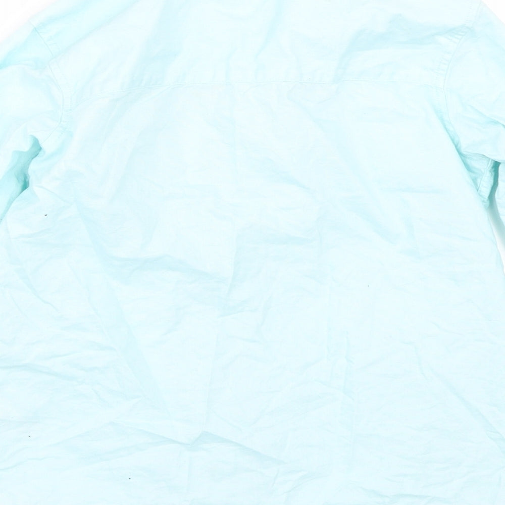 Matalan Boys Blue Basic Button-Up Size 9 Years