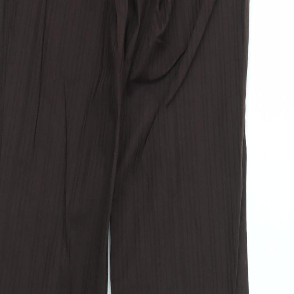 Womens UK Size 30 in Preworn Regular Fit Brown Trousers