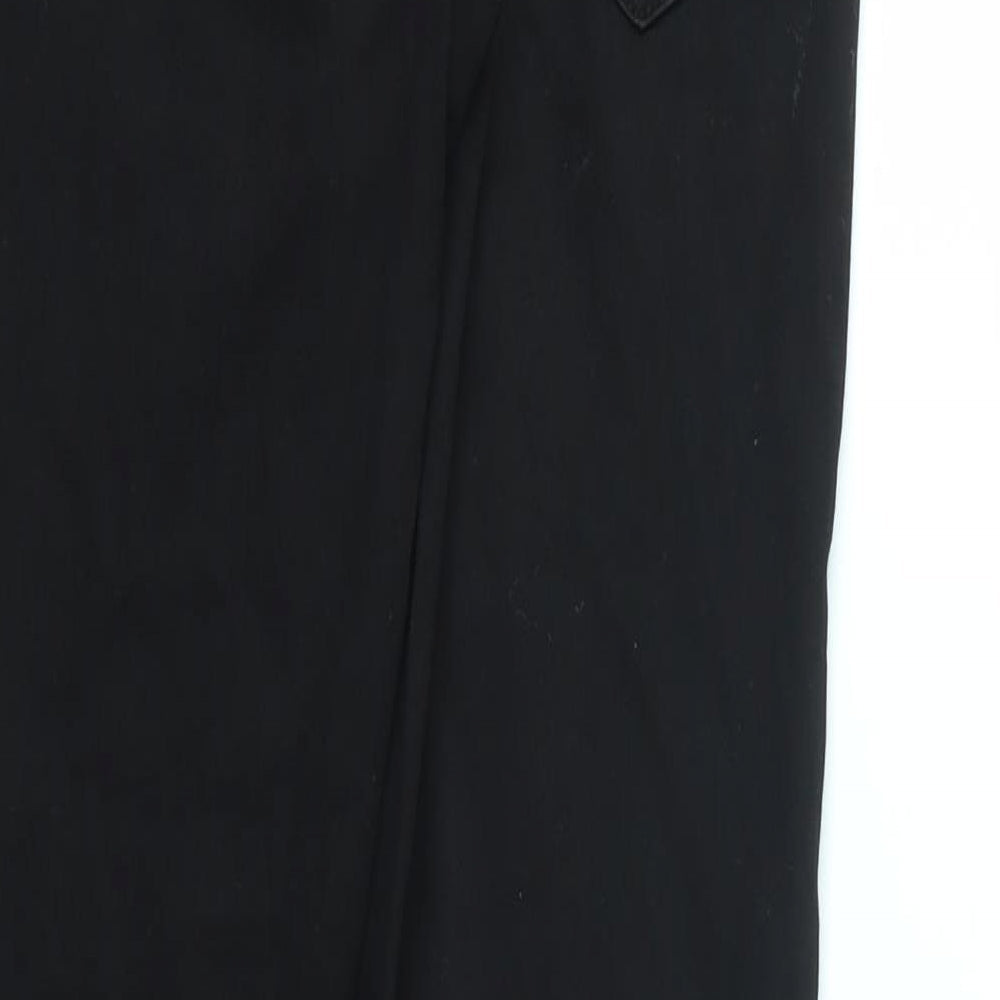 Womens UK Size 10 Dorothy Perkins Regular Fit Black Trousers