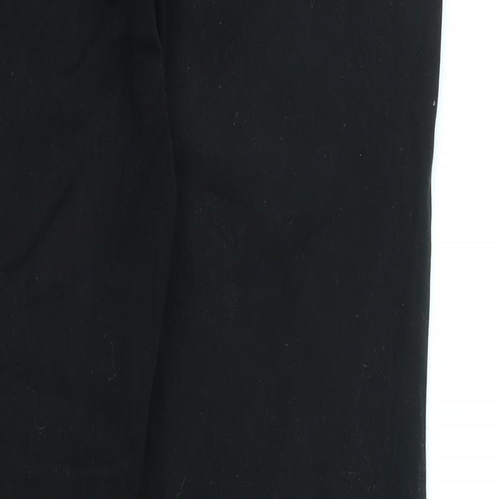 Womens UK Size 34 in Preworn Regular Fit Black Trousers