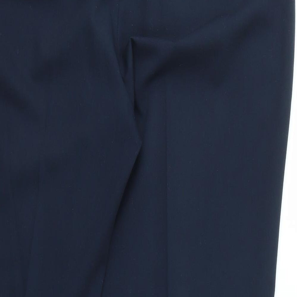 Womens UK Size 14 Dorothy Perkins Regular Fit Blue Trousers