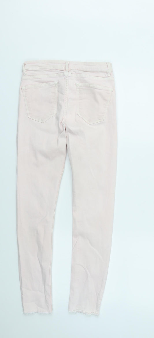 Zara Womens Pink Skinny Jeans Size 28 in L27 in