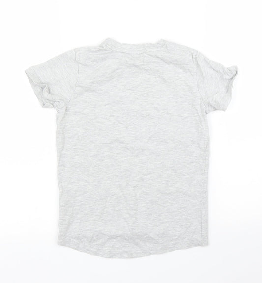 Nutmeg Boys Grey Basic T-Shirt Size 7 Years