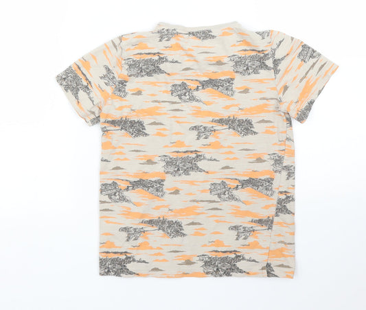 TU Boys Beige Basic T-Shirt Size 8 Years