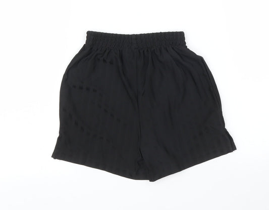 TU Boys Black Sweat Shorts Size 5 Years