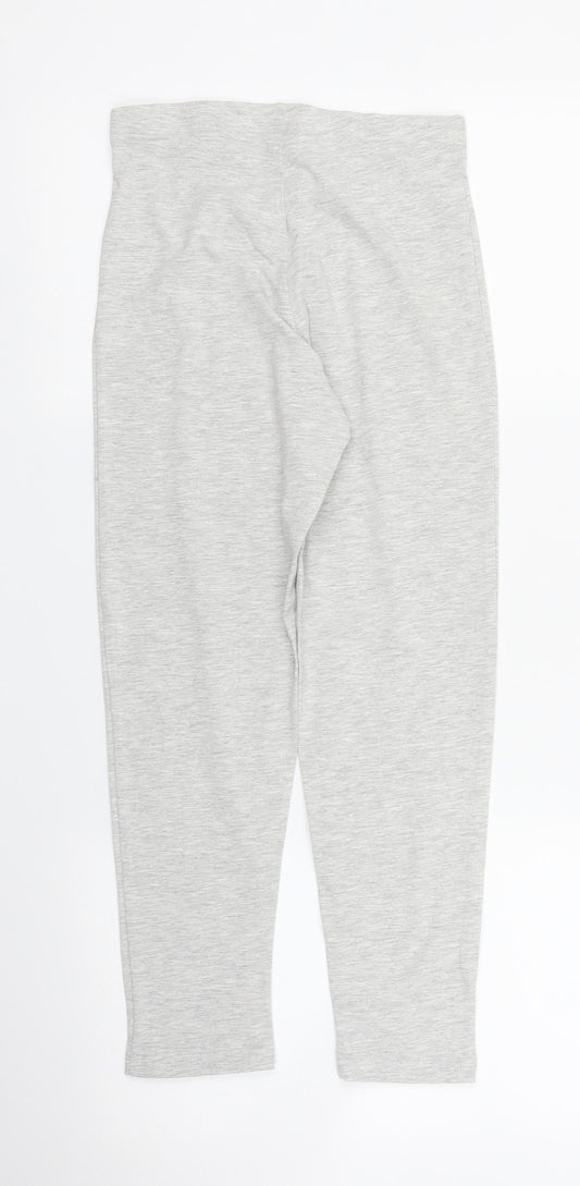 George Womens Grey Carrot Leggings Size 8 L22 in