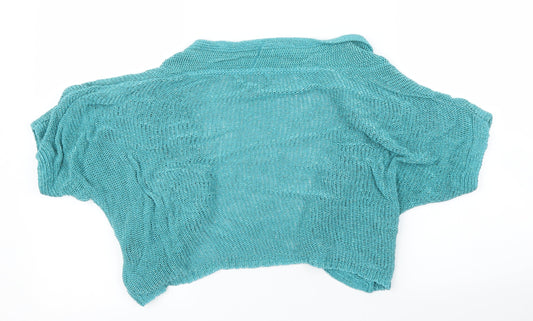 Womens UK Size 14 M&S Green Cardigan Jumper