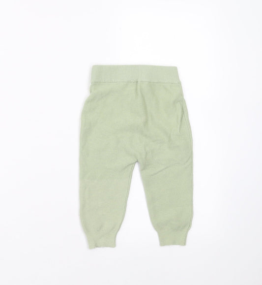 George Baby Green Jogger Trousers Size 12-18 Months